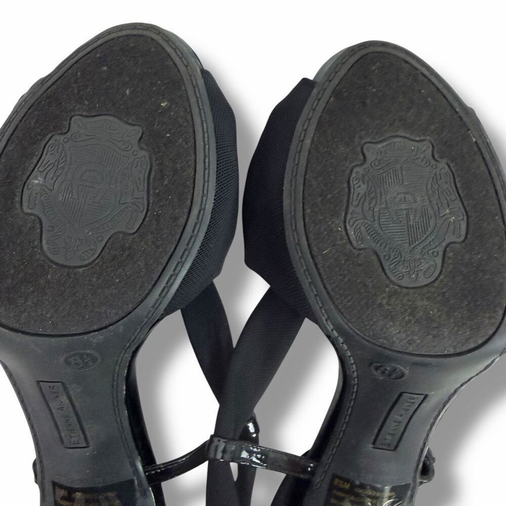 Etienne Aigner 8.5 Black Omnia Heels - Picture 8 of 10